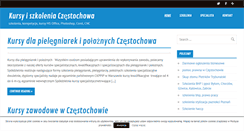 Desktop Screenshot of kursyczestochowa.pl