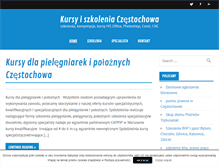 Tablet Screenshot of kursyczestochowa.pl